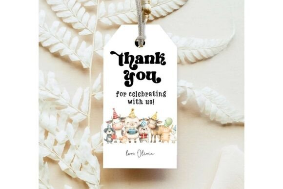 Printable Birthday Party Gift Tag 266