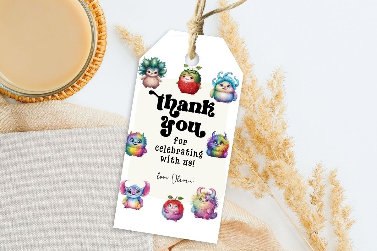 Printable Birthday Party Gift Tag 267