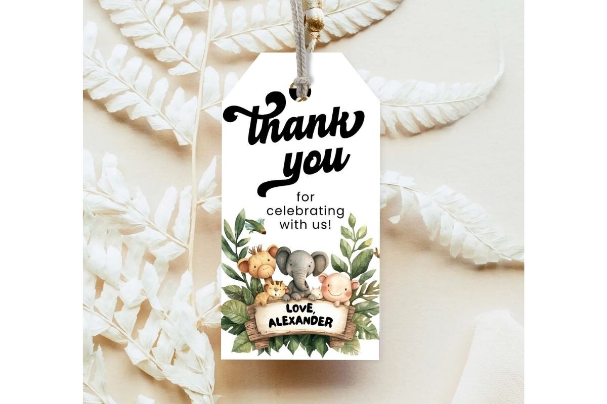 Printable Birthday Party Gift Tag 270