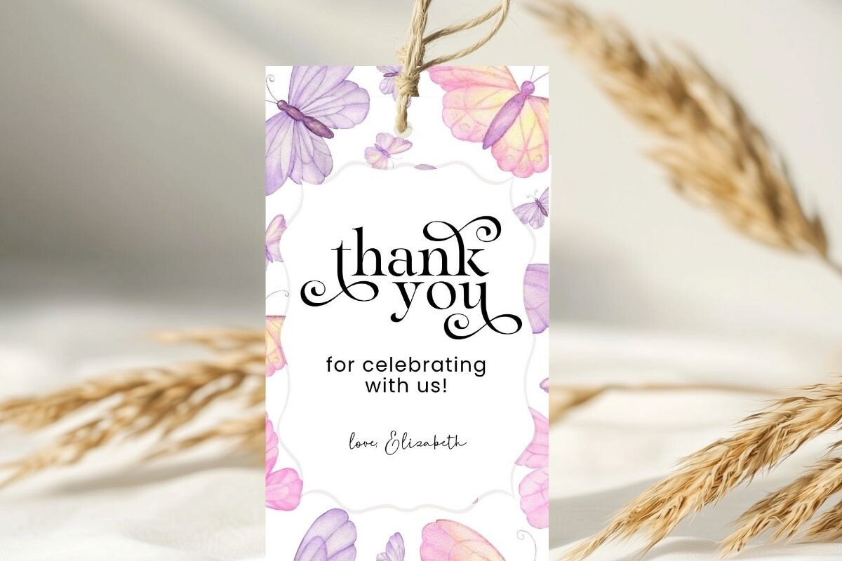 Printable Birthday Party Gift Tag 284