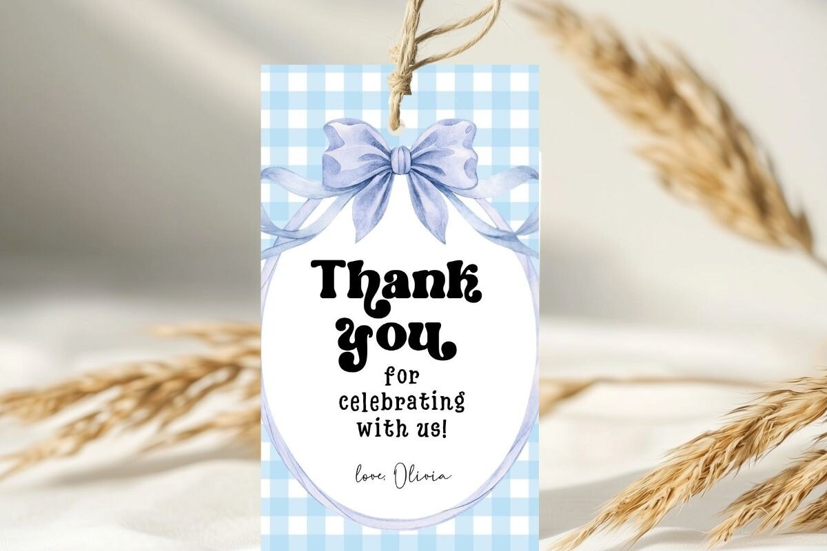 Printable Birthday Party Gift Tag 285