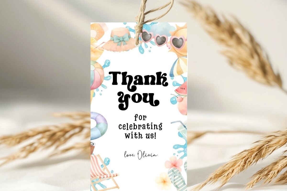 Printable Birthday Party Gift Tag 286