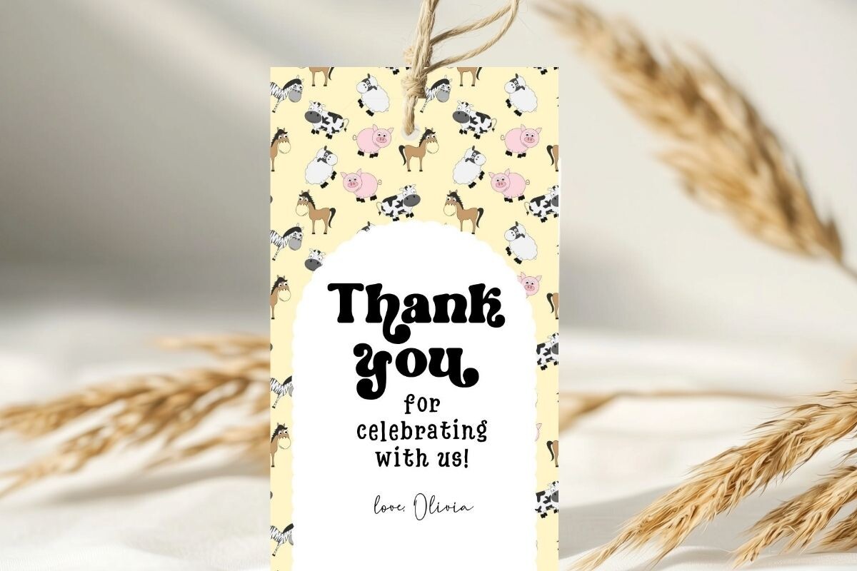 Printable Birthday Party Gift Tag 291
