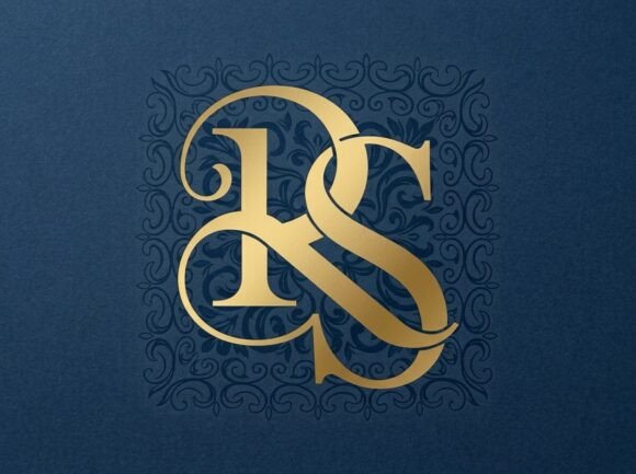 RS Elegant Intertwined Monogram Logo