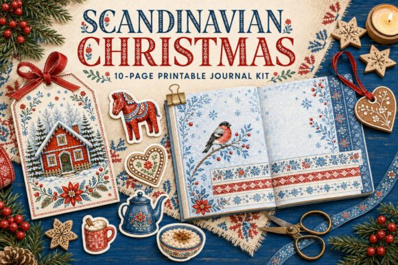 Scandinavian Christmas Journal Kit