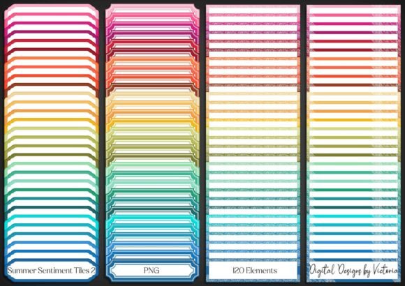 Summer Sentiment Tiles 2