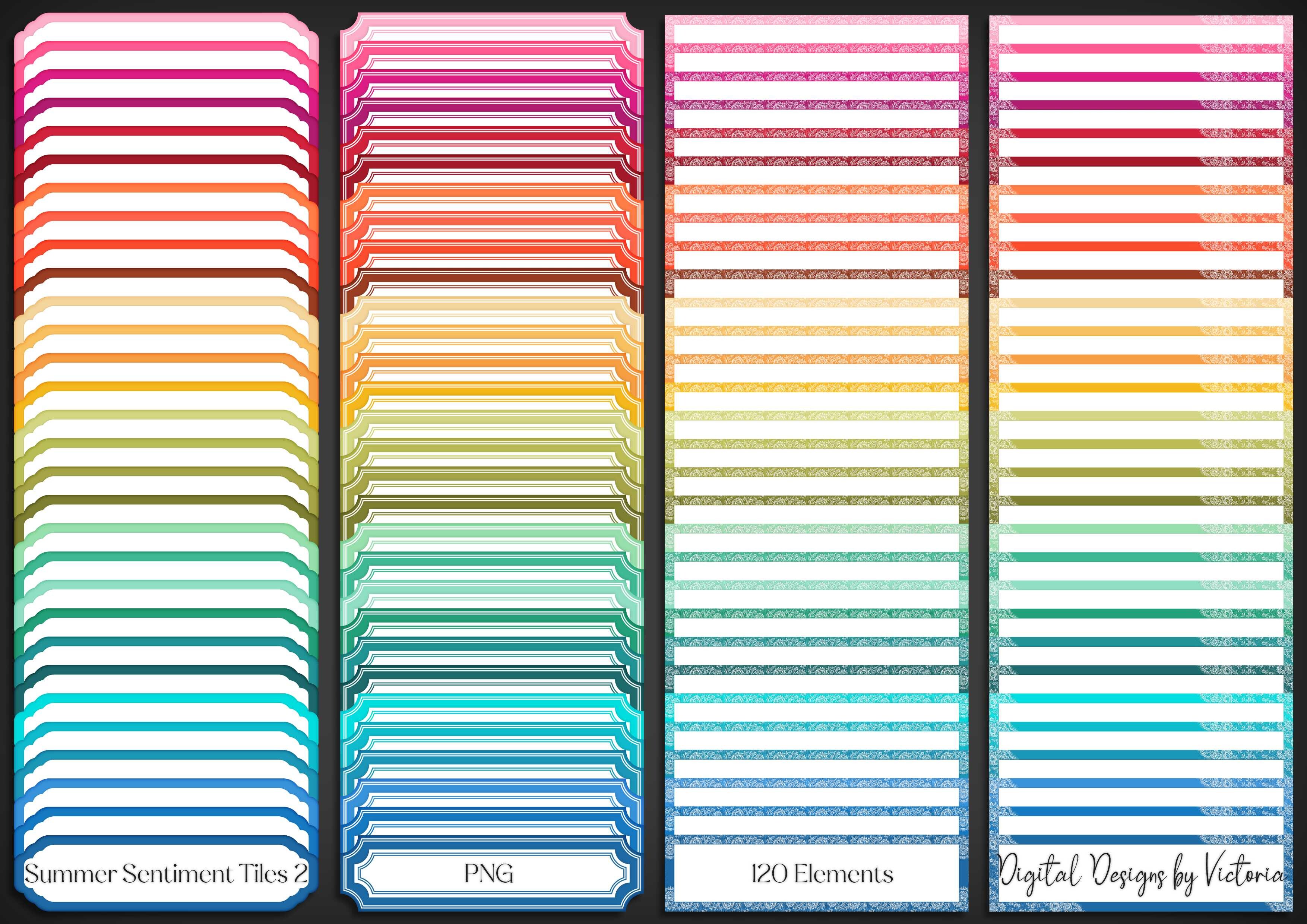 Summer Sentiment Tiles 2