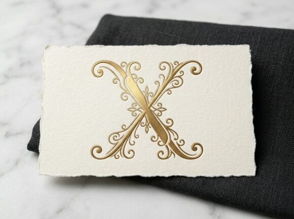 X Elegant Luxury Monogram Logo