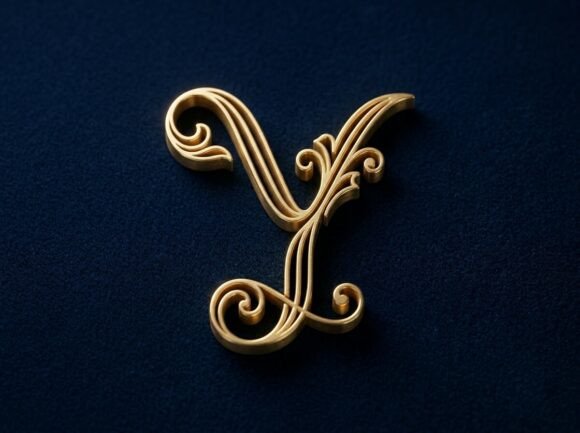 Y Elegant Luxury Monogram Logo