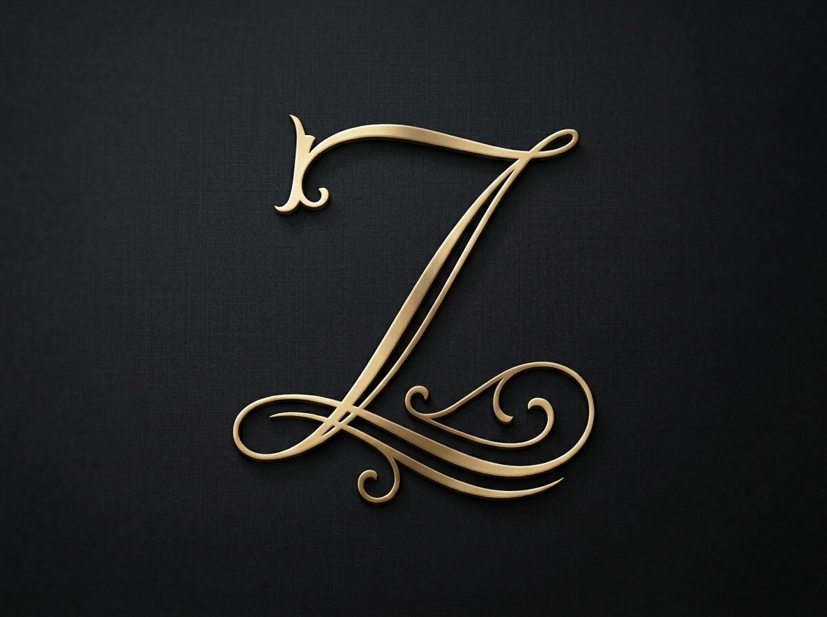 Z Elegant Refined Monogram Logo