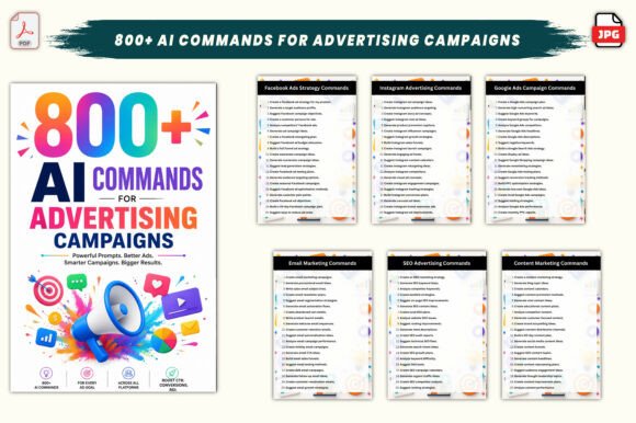 800+ AI Commands for Advertising Campaign