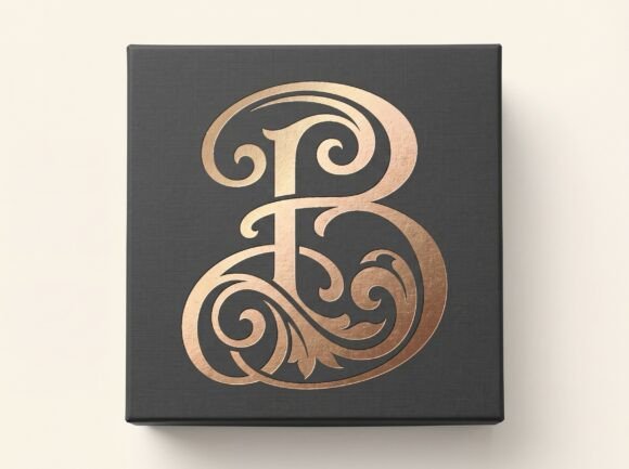 B Graceful Classic Monogram Logo