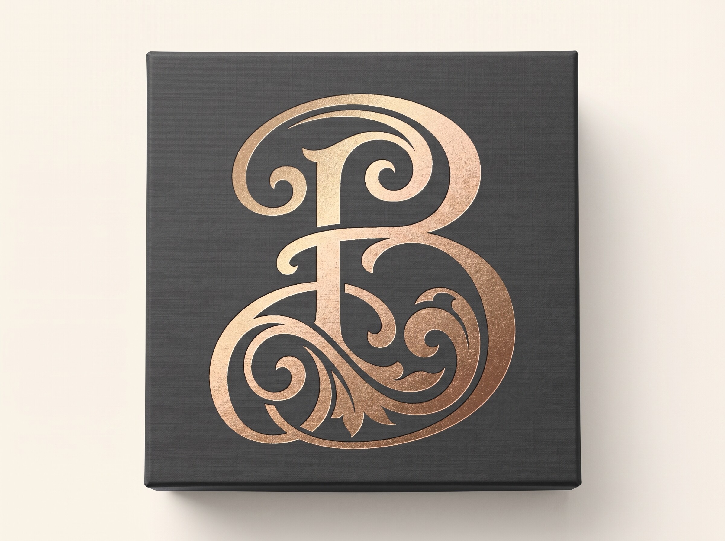 B Graceful Classic Monogram Logo