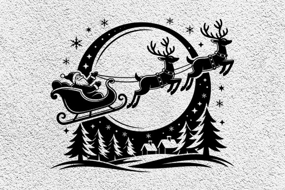 Christmas Winter Scene SVG,Christmas SVG