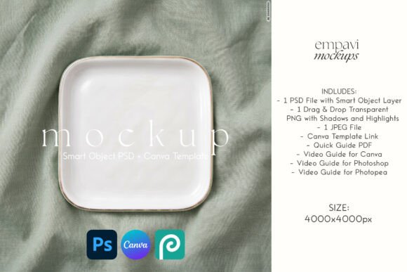 Jewelry Dish Mockup