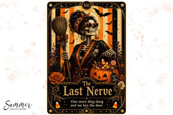 Last Nerve Hex Trick or Treat Humor PNG