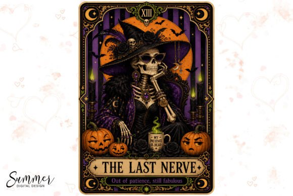 Last Nerve Skeleton Sarcastic Halloween