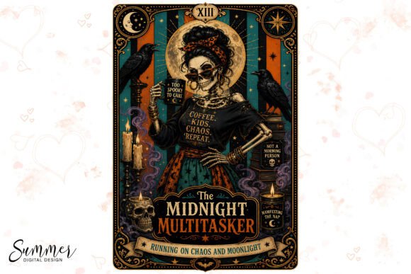 Midnight Multitasker Sarcastic Skeleton