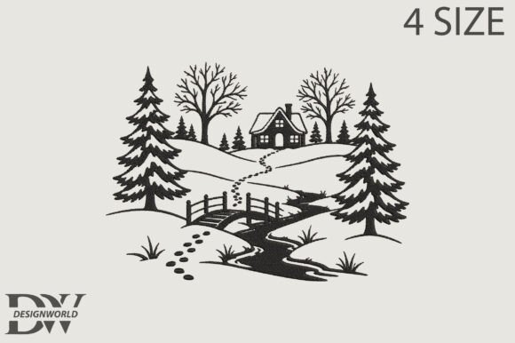 Nature Embroidery Design