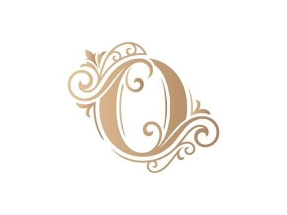 O Royal Monogram Logo Regal Letter O SVG