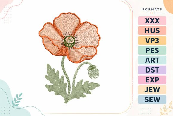 Orange Ripple Flower