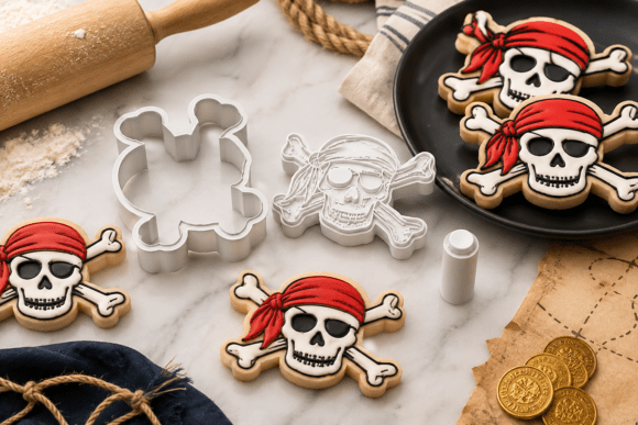 Jet Airplane Cookie Cutter & Stamp | 3D Printable STL Files - Image 10