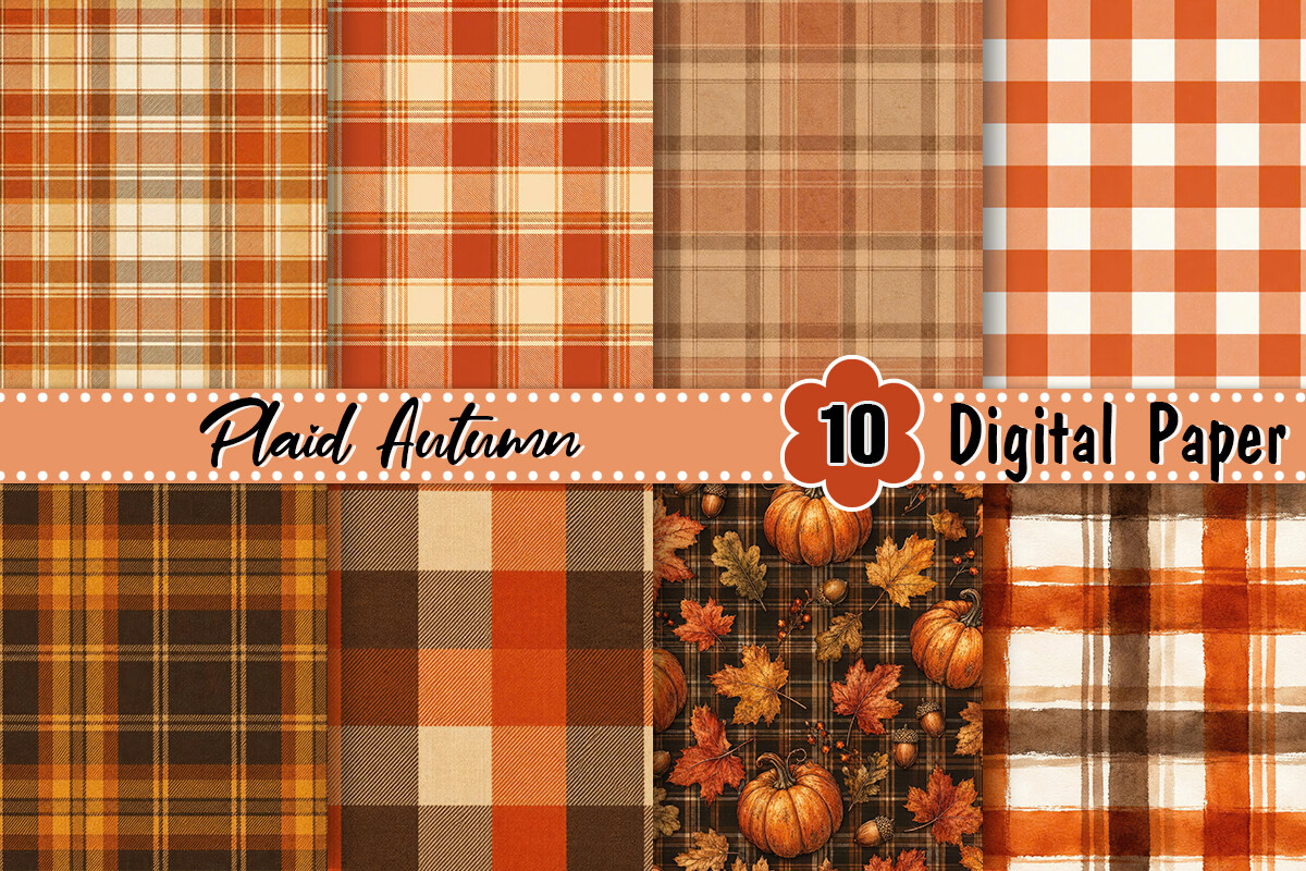 Plaid Autumn Background