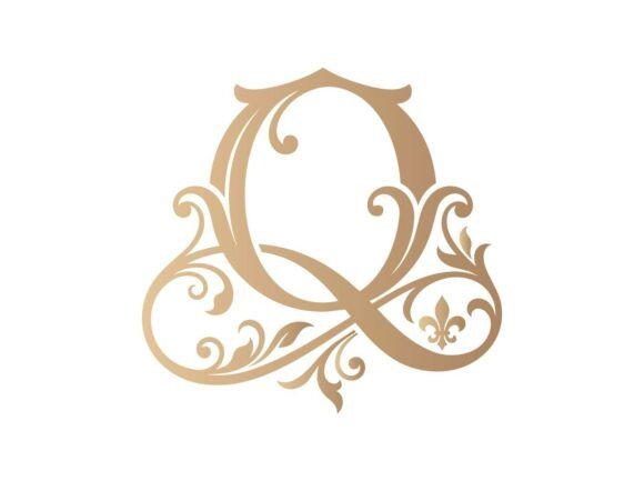 Q Initial Monogram Logo Luxury Letter Q