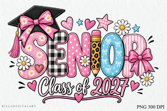 Senior Class of 2027 Graduation Coquette