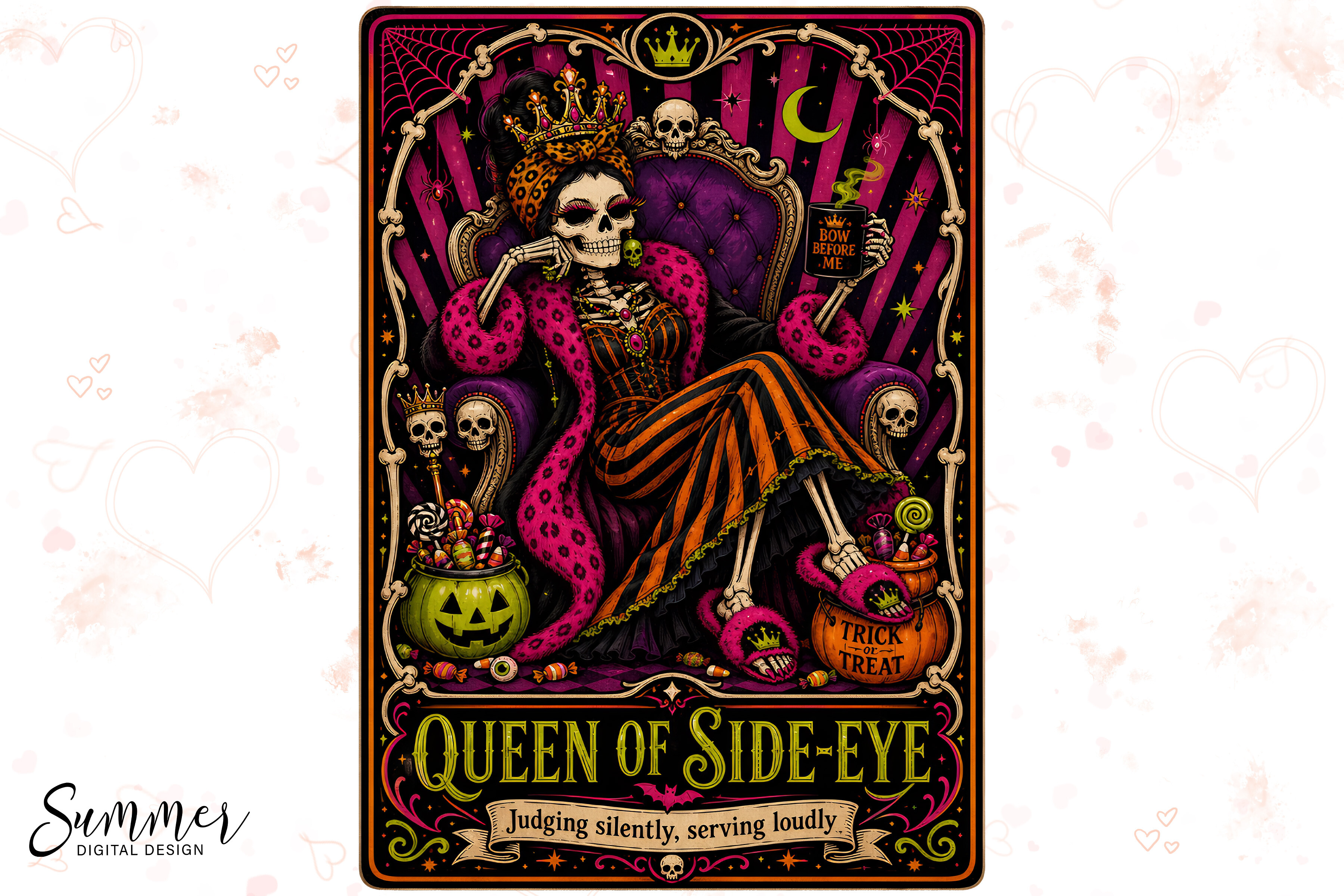 Side-Eye Queen Sarcastic Mama Halloween