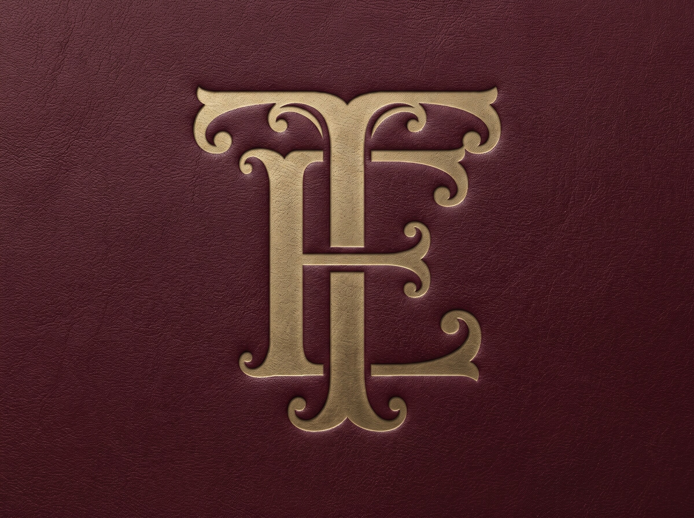 TE Initial Monogram Logo Elegant T E