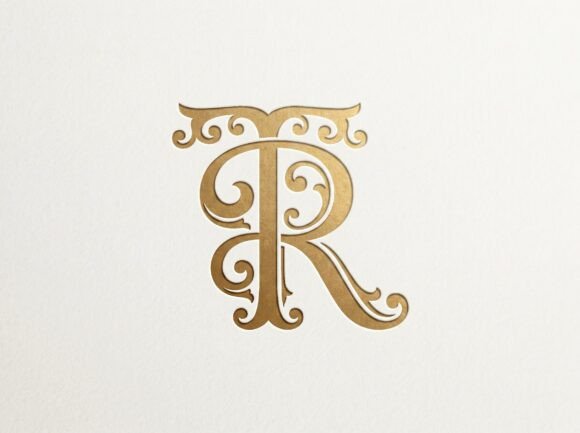 TR Classic Wedding Monogram SVG