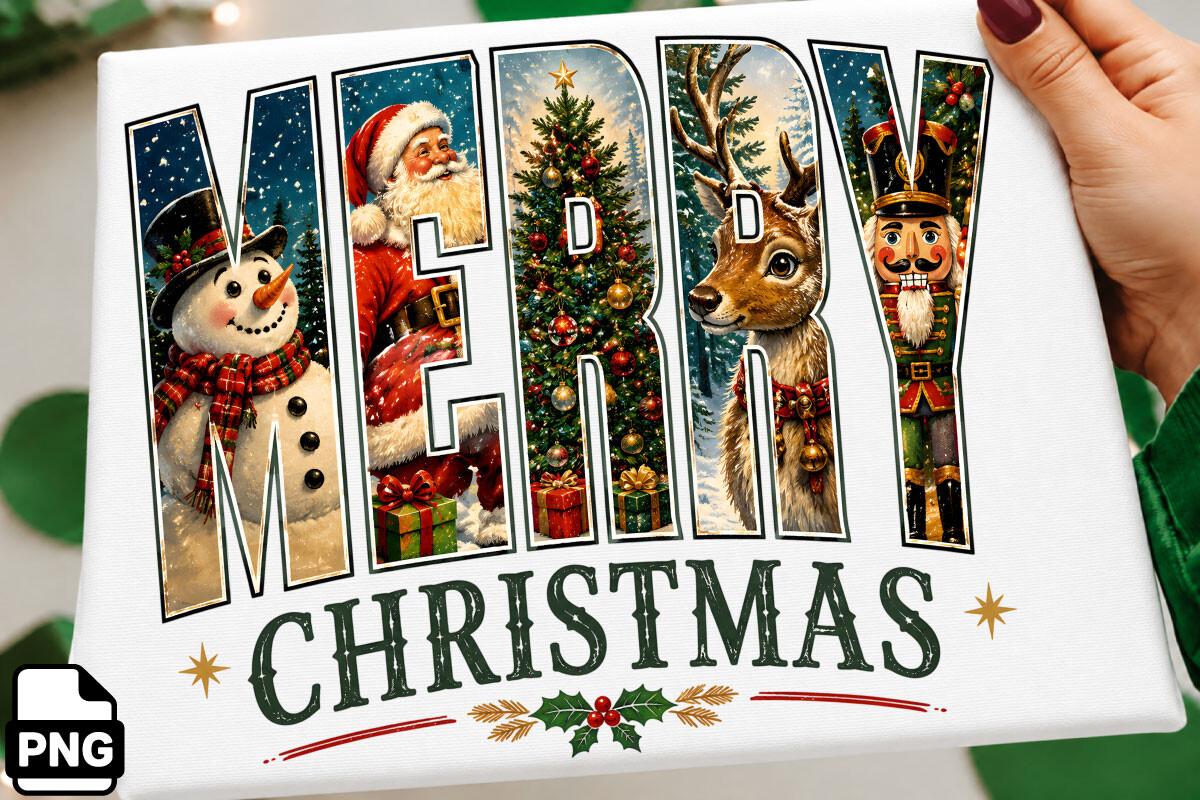 Vintage Christmas PNG