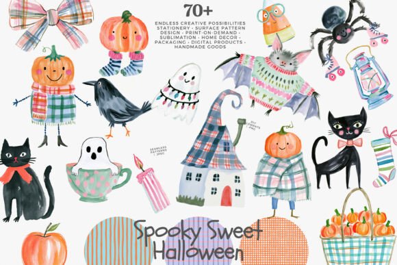 Cute Halloween Clipart Collection