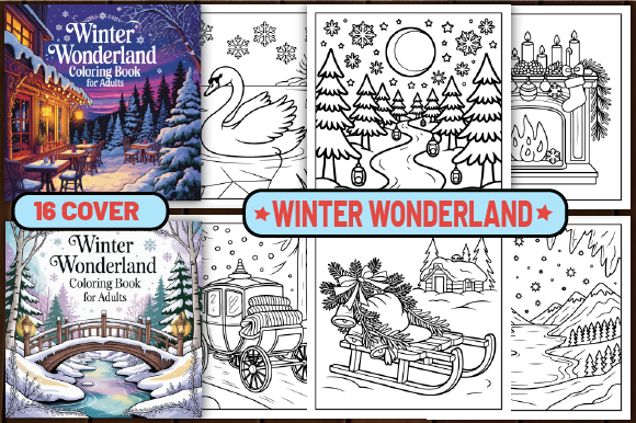 68 Winter Wonderland Coloring Pages