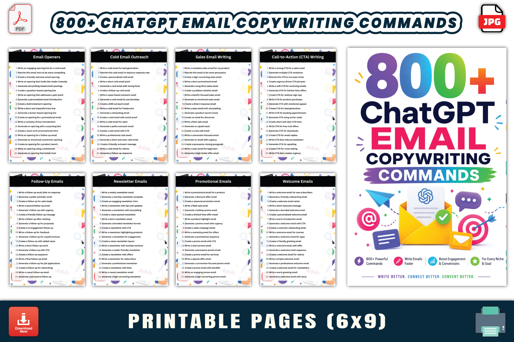 800+ ChatGPT Email Copywriting Commands