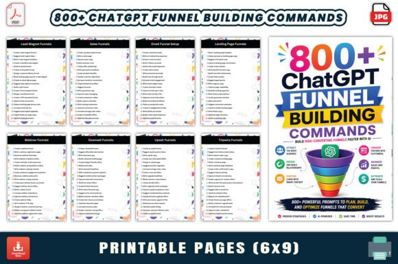 800+ ChatGPT Funnel Building Commands
