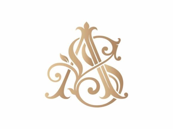 AS Refined Lettermark Monogram SVG