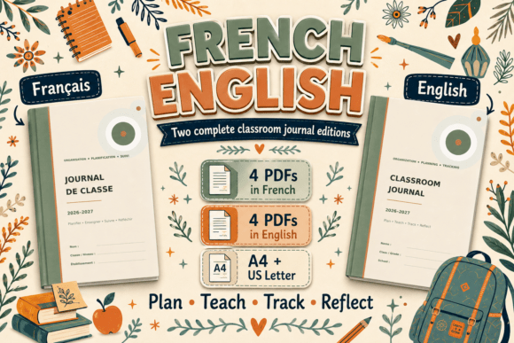 Bilingual Teacher Journal Bundle 2026-27