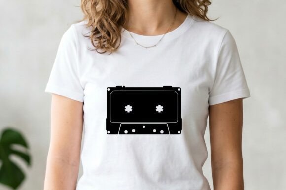 Cassette Tape Outline Silhouette