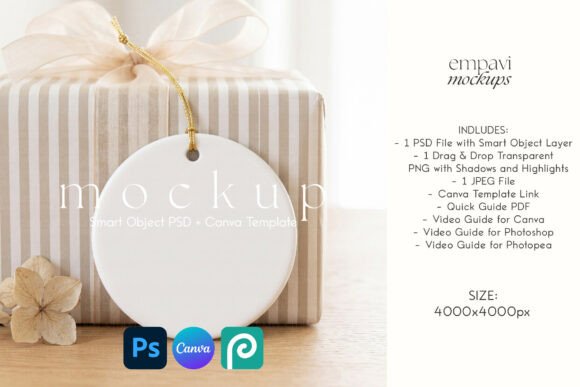 Ceramic Ornament Mockup