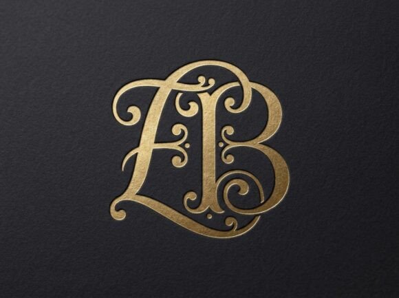 EB Classic Monogram Logo SVG