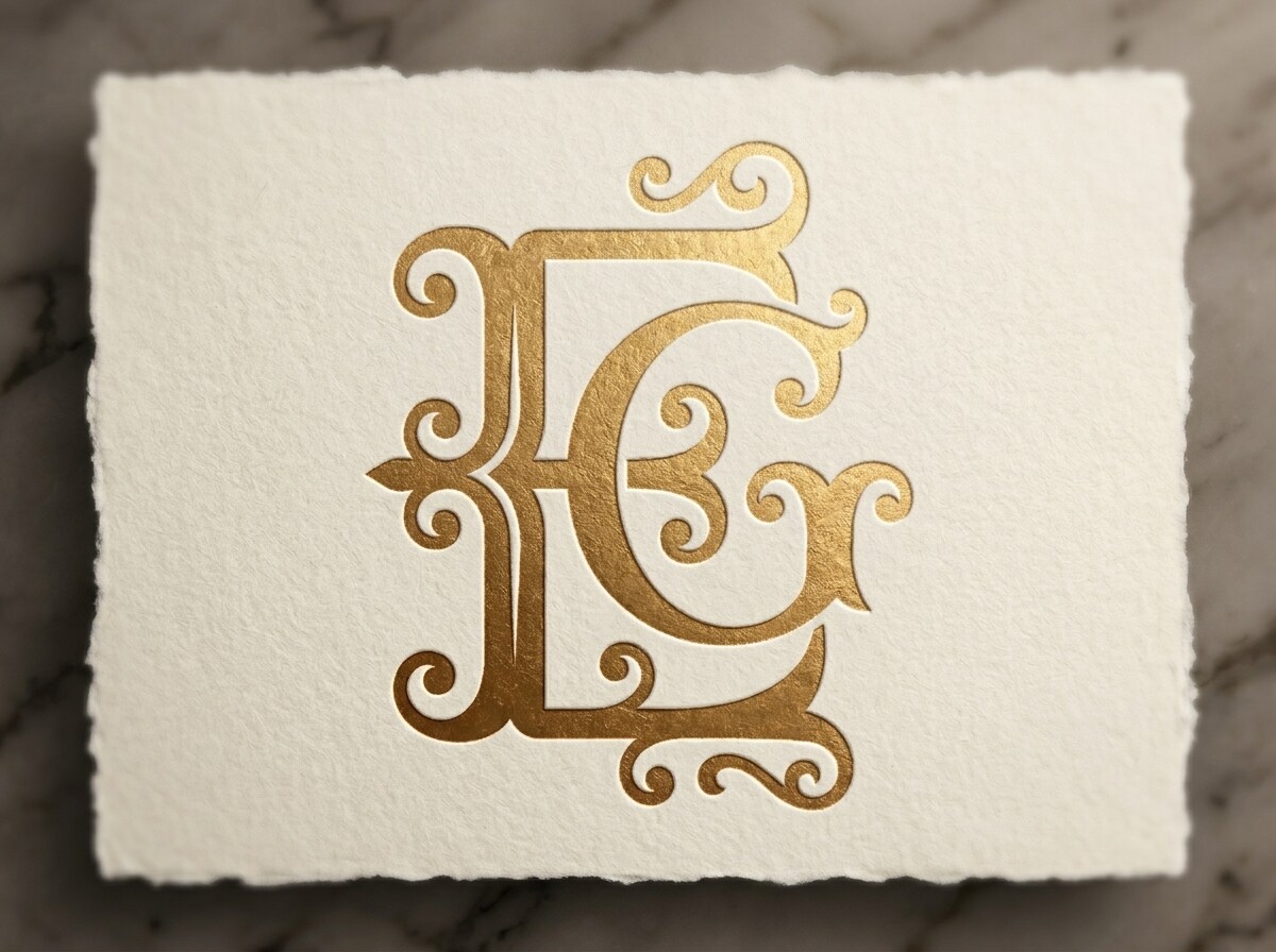 EG Modern Initial Monogram SVG