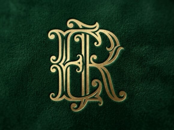 ER Classic Monogram Logo SVG