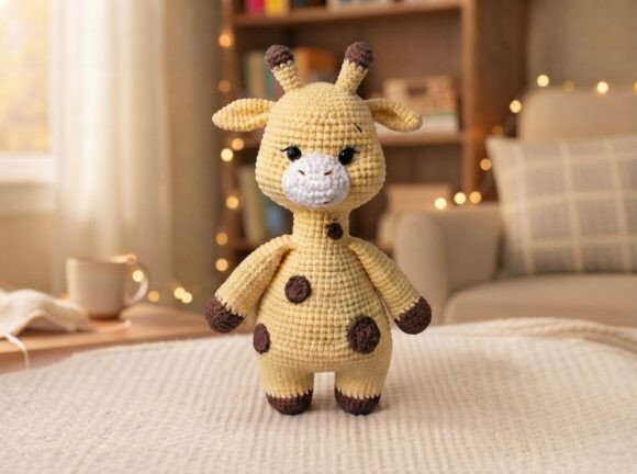 Honey Giraffe Pattern