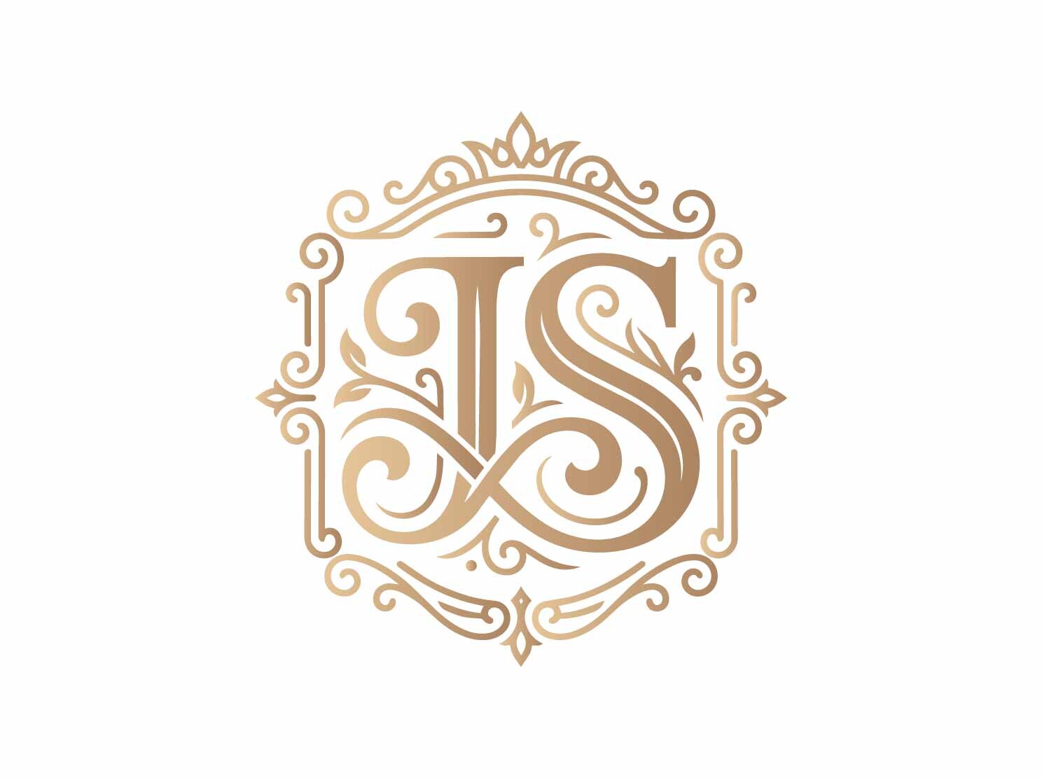 JS Interlocking Initials Logo SVG
