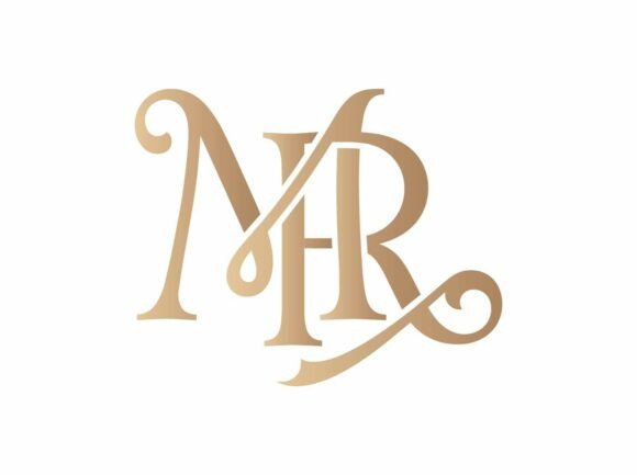 MR Classic Monogram Logo SVG