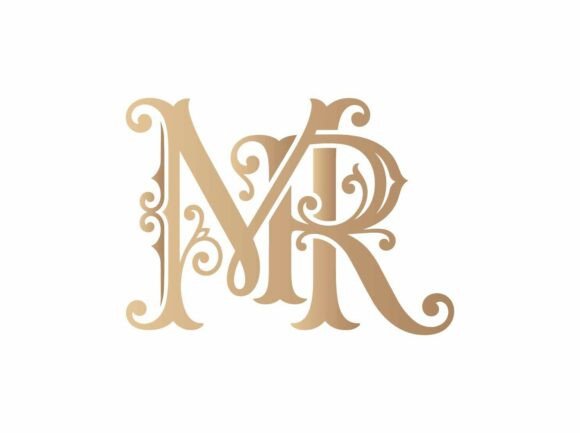 MR Premium Monogram Logo SVG