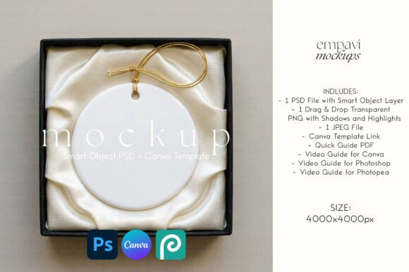 Ornament Mockup Gift Box