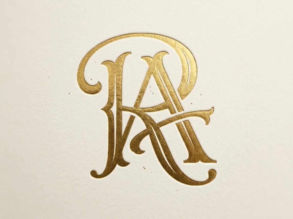 RA Elegant Monogram Logo SVG